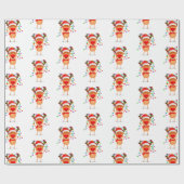kerstpapier Rudolph Cadeaupapier (Vlak)