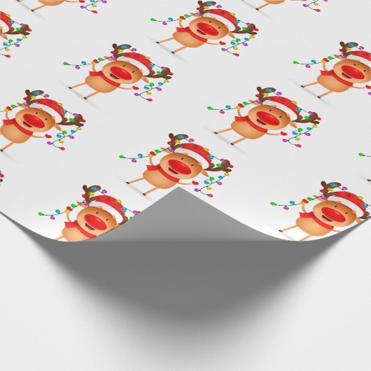 kerstpapier Rudolph Cadeaupapier (Hoek)