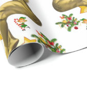 kerstpapier Santa Angels Cadeaupapier (Rol Hoek)