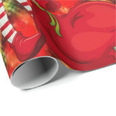 kerstpapier Santa Elf Cadeaupapier (Rol Hoek)