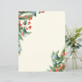 kerstpapier, schrijfpapier (Staand voorkant)