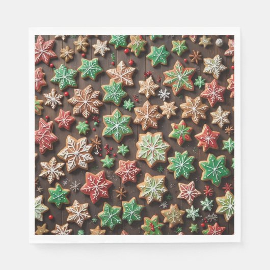 kerstpapier servet (Voorkant)