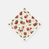 Kerstpapier servet (Hoek)