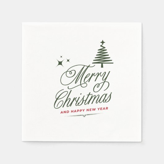 kerstpapier servetten (Voorkant)