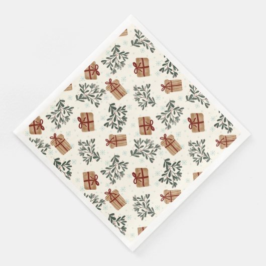 Kerstpapier servetten (Hoek)