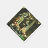 Kerstpapier servetten, Vrolijk Kerstfeest, JEZUS Servet (Hoek)