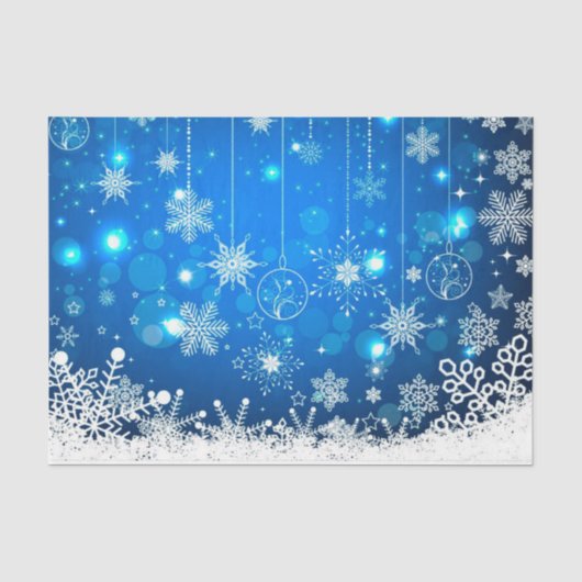 kerstpapier/sierpapier tissuepapier (Voorkant)