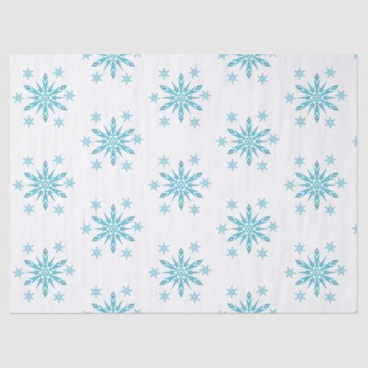 kerstpapier, Snowflake Tissuepapier (Voorkant)
