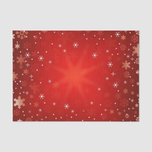 kerstpapier/snowflakes tissuepapier (Voorkant)