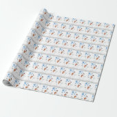 kerstpapier Snowman Cadeaupapier (Uitgerold)