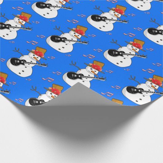 kerstpapier Snowman Cadeaupapier (Hoek)