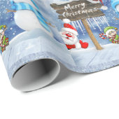 kerstpapier Snowman Cadeaupapier (Rol Hoek)