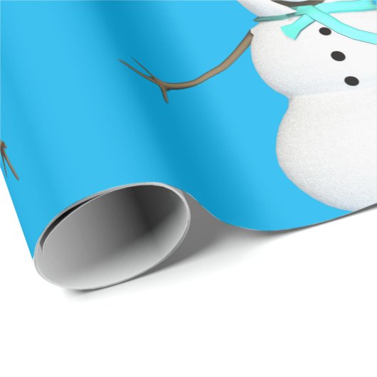 kerstpapier Snowman Cadeaupapier (Rol Hoek)