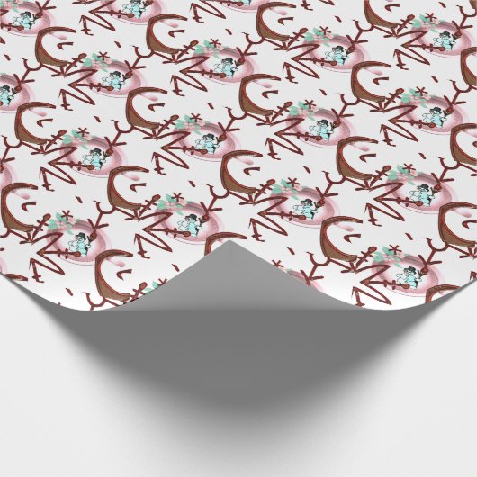 kerstpapier Snowman Cadeaupapier (Hoek)