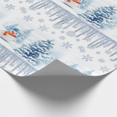 kerstpapier Snowman Cadeaupapier (Hoek)