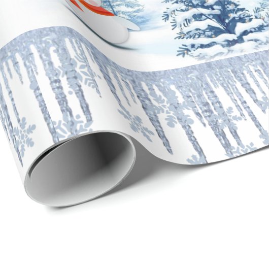 kerstpapier Snowman Cadeaupapier (Rol Hoek)