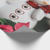 kerstpapier Snowman Cadeaupapier (Hoek)