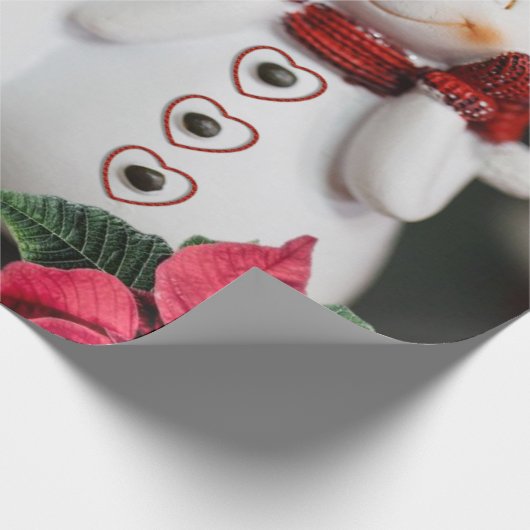kerstpapier Snowman Cadeaupapier (Hoek)