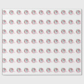 kerstpapier Snowman Cadeaupapier (Vlak)