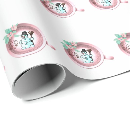 kerstpapier Snowman Cadeaupapier (Rol Hoek)