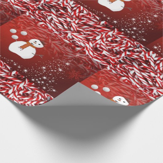 kerstpapier Snowman Cadeaupapier (Hoek)