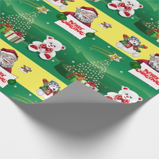 kerstpapier Snowman Cadeaupapier (Hoek)