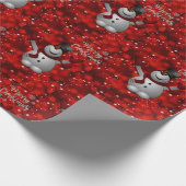 kerstpapier Snowman Cadeaupapier (Hoek)