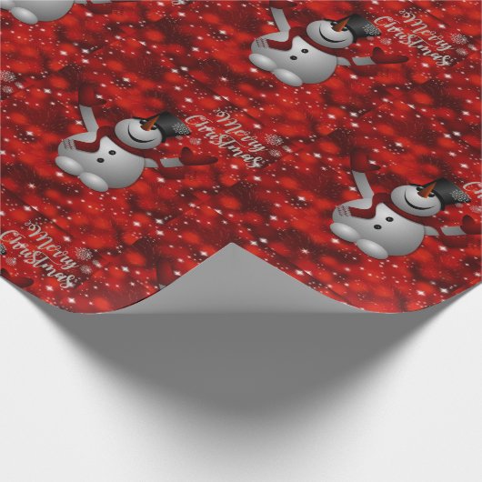 kerstpapier Snowman Cadeaupapier (Hoek)
