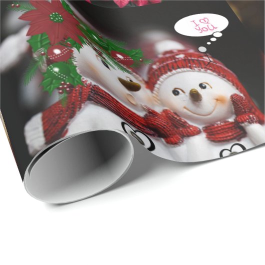 kerstpapier Snowman Cadeaupapier (Rol Hoek)
