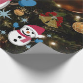 kerstpapier Snowman Cadeaupapier (Hoek)