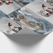 kerstpapier Snowman Cadeaupapier (Hoek)
