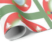 kerstpapier Snowman Green Cadeaupapier (Rol Hoek)