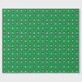 kerstpapier - Snowman - Santa Cadeaupapier (Vlak)