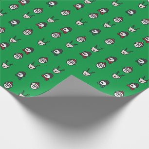 kerstpapier - Snowman - Santa Cadeaupapier