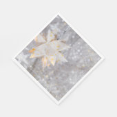 kerstpapier Ster Decoratie Servet (Hoek)