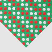 kerstpapier Stip rood wit en groenboek Tissuepapier (Detail)