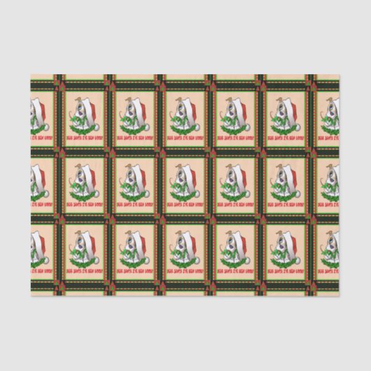 kerstpapier tissuepapier (Voorkant)