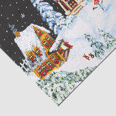 kerstpapier tissuepapier (Detail)