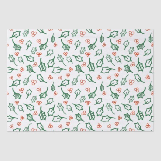 kerstpapier tissuepapier (Voorkant)