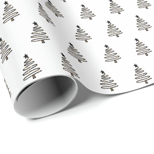 kerstpapier - Treewrapppapier Cadeaupapier (Rol Hoek)