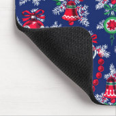  kerstpapier uit de jaren vijftig muismat (Hoek)