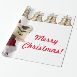 kerstpapier uit de kerstcadeaulijst van Santa's Cadeaupapier