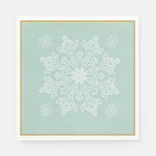 kerstpapier uit de Noordse snowflake Servet