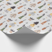 kerstpapier van 30 inch x 30 voet cadeaupapier (Hoek)
