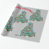kerstpapier van 30 inch x 6 voet, cadeaupapier (Uitgerold)