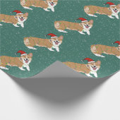 kerstpapier van Corgi Cadeaupapier (Hoek)