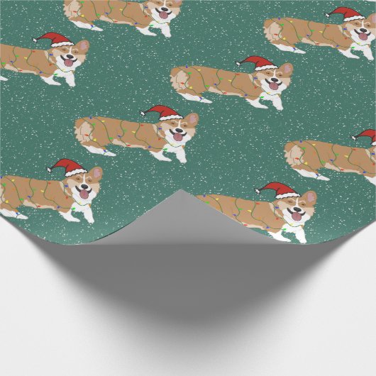 kerstpapier van Corgi Cadeaupapier (Hoek)