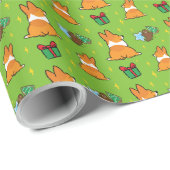 kerstpapier van Corgi "Mini Pattern" Cadeaupapier (Rol Hoek)