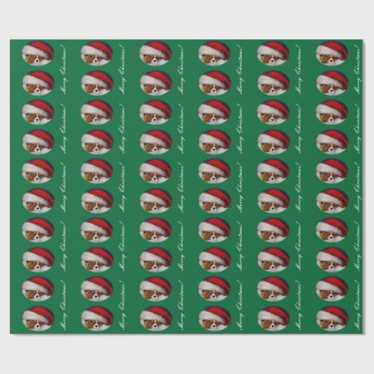 kerstpapier van de Cavalier van Blenheim Cadeaupapier (Vlak)