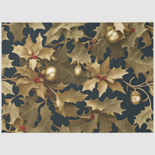 kerstpapier van goudkleurig weefsel tissuepapier